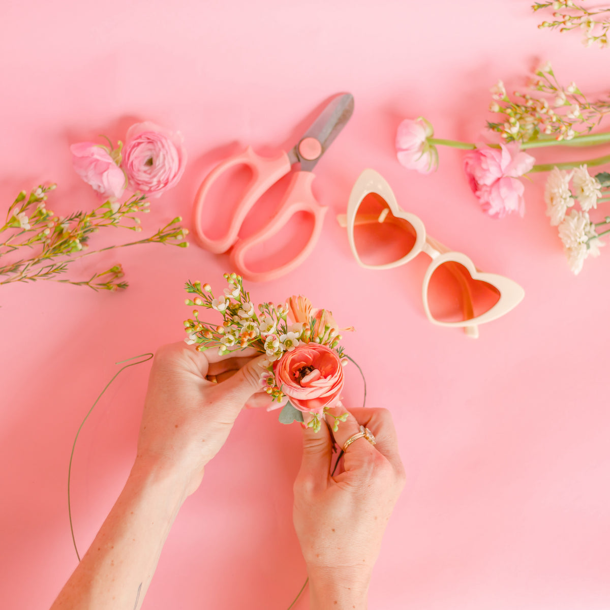 Feb 4, 2024 - Galentine's Day Flower Crown Workshop