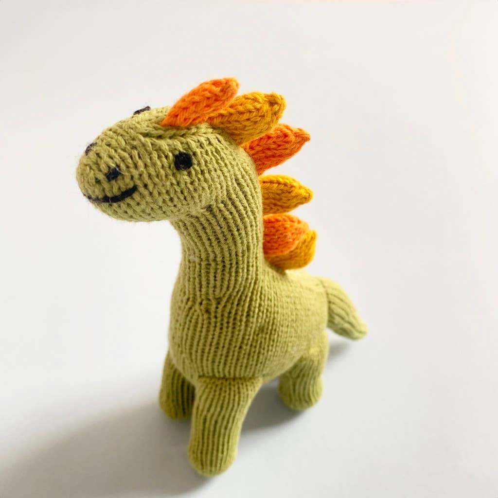 Dinosaur Knit Rattle Toy | Estella