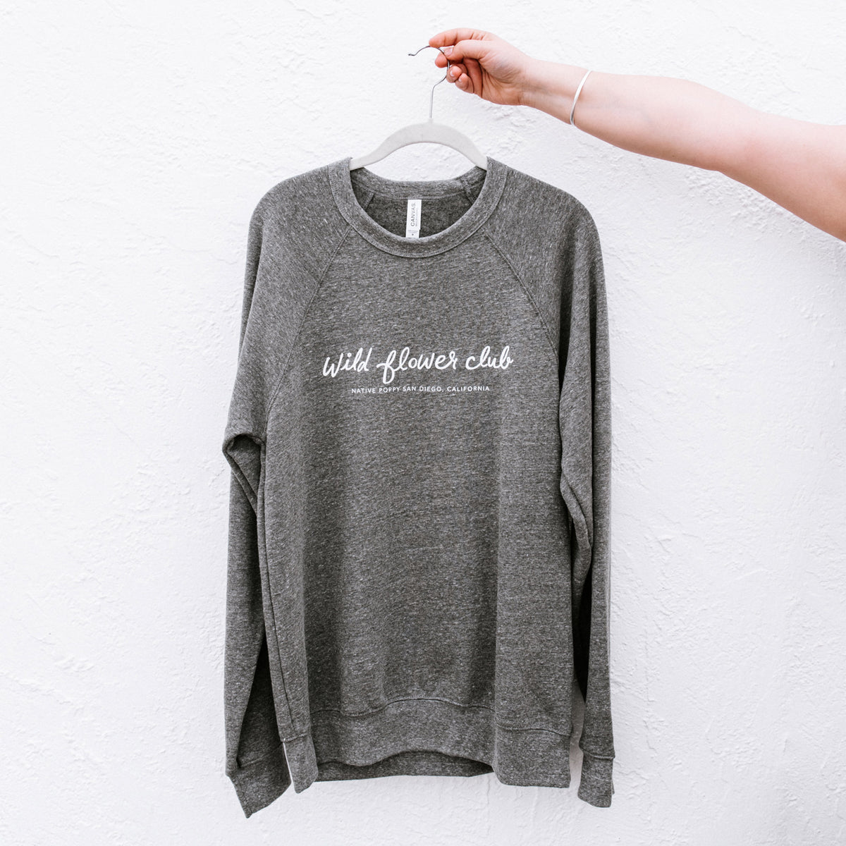 Wild Flower Club Sweatshirt - Grey – Native Poppy