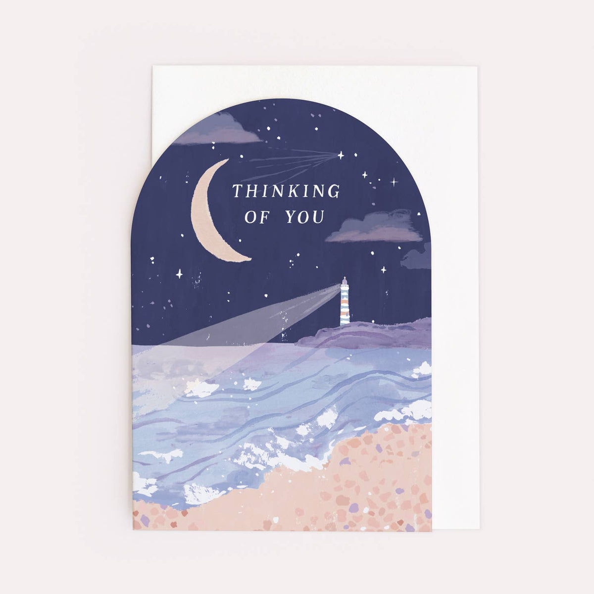 Thinking of You Lighthouse Card | Sister Paper Co.