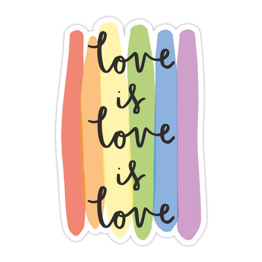 Love is Love is Love Sticker | Bloomwolf Studio