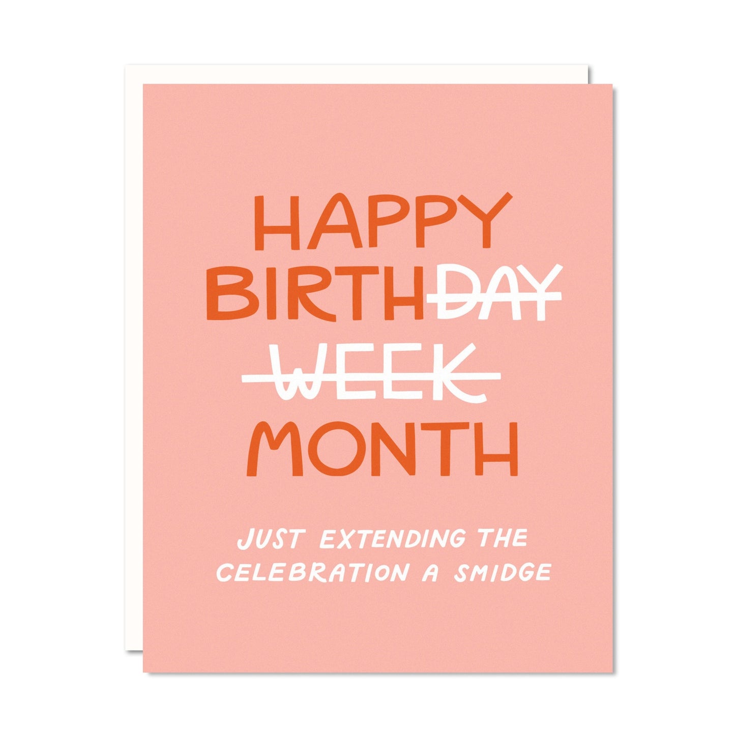 Happy Birthday Month Card