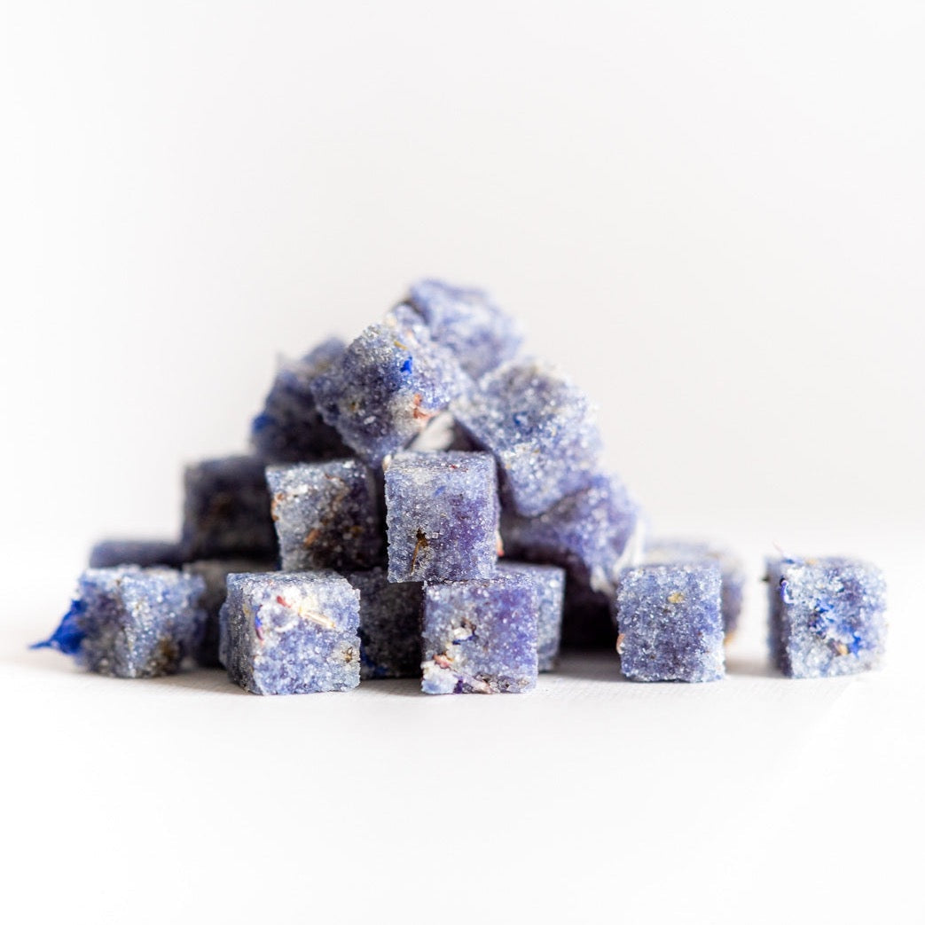 Flouwer Co. French Lavender Cocktail Cubes stacked