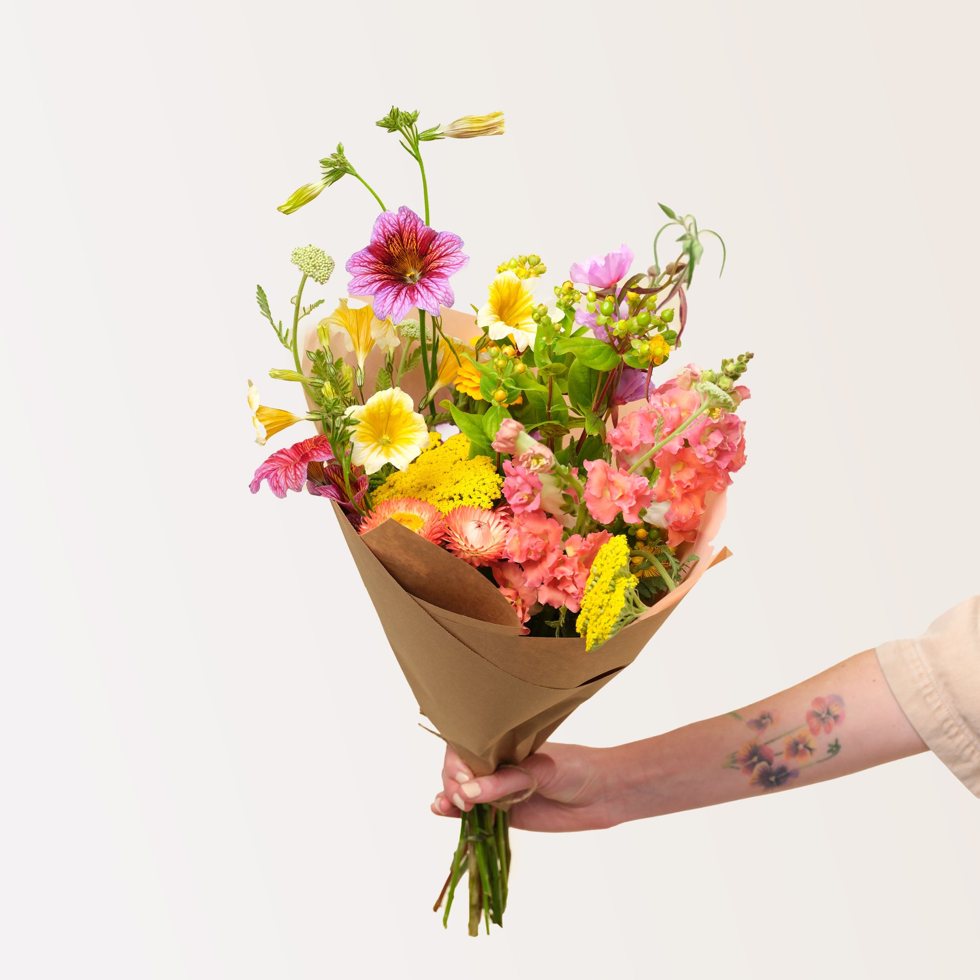 Classic size Locally-Grown Flower Wrap from Native Poppy