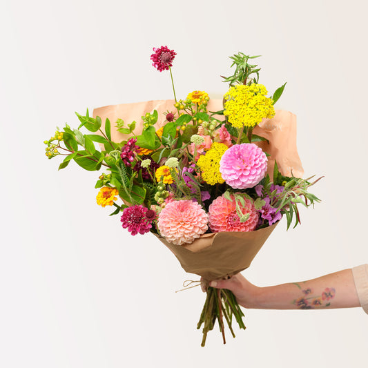 Grand Locally-Grown Flower Wrap from Native Poppy in Summer 2024