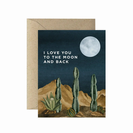 Love You to the Moon and Back Card