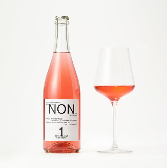 Bottle of Salted NON 1 - Raspberry & Chamomile - Non-Alcoholic Wine Alternative