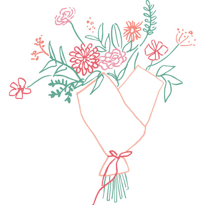 Grand Locally-Grown Flower Wrap – Native Poppy