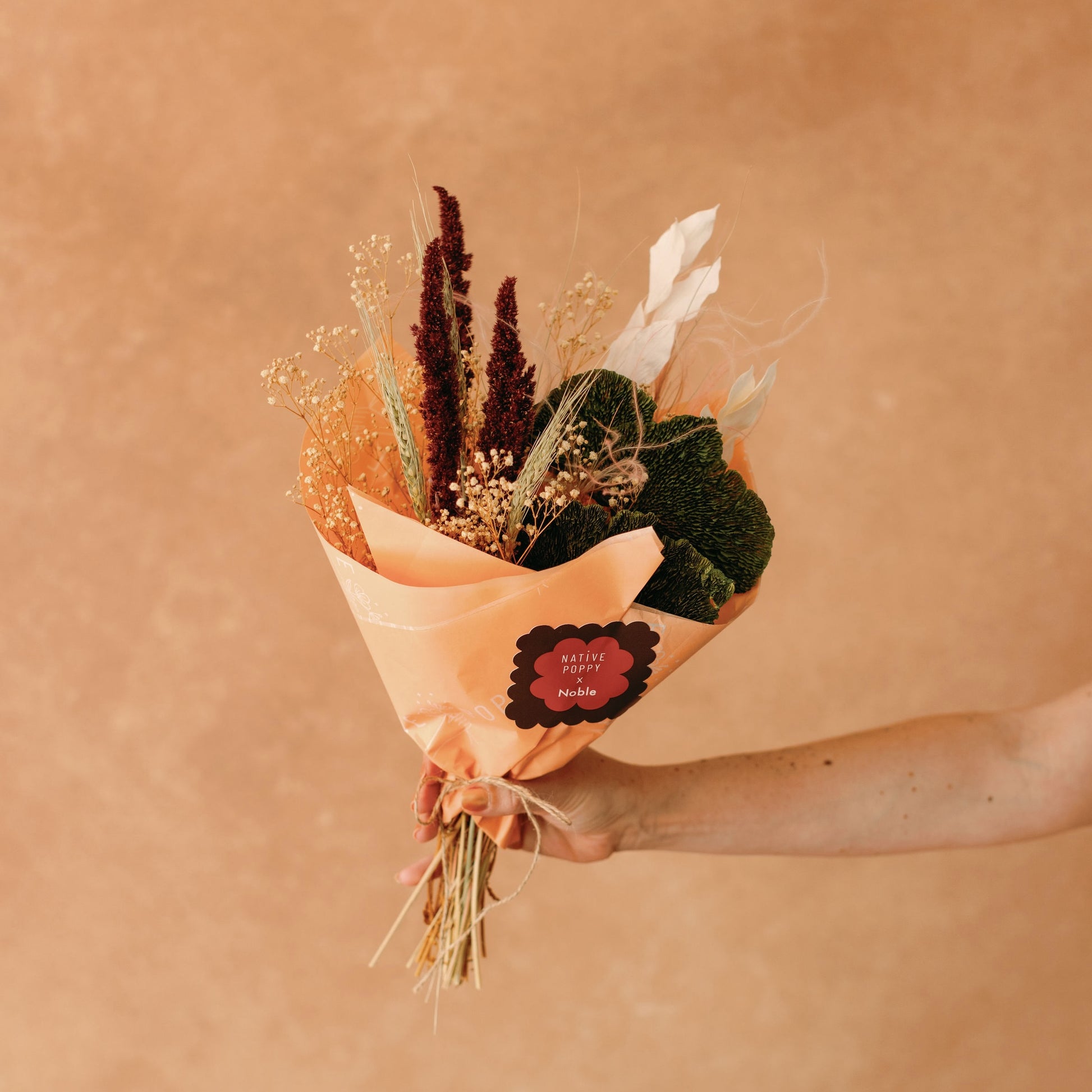 Not Your Granny's Dried Flower Wrap - Native Poppy