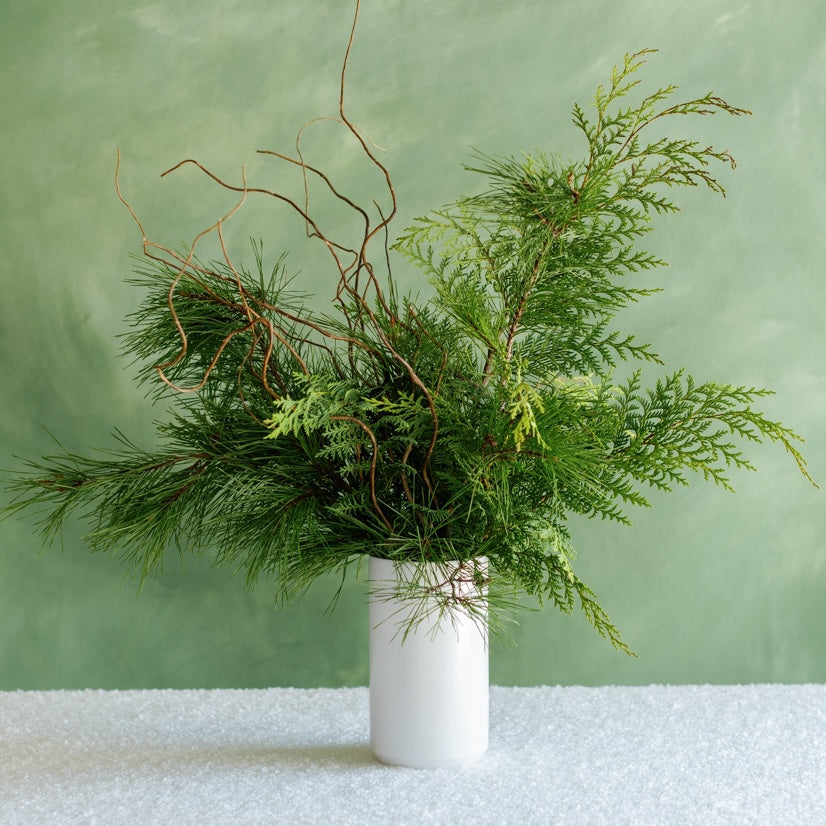 Holiday Greens Tall Arrangement