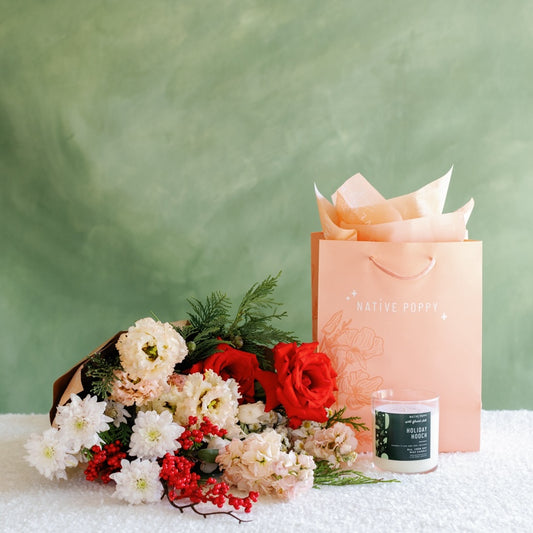 Holiday Gift + Flower Bundle