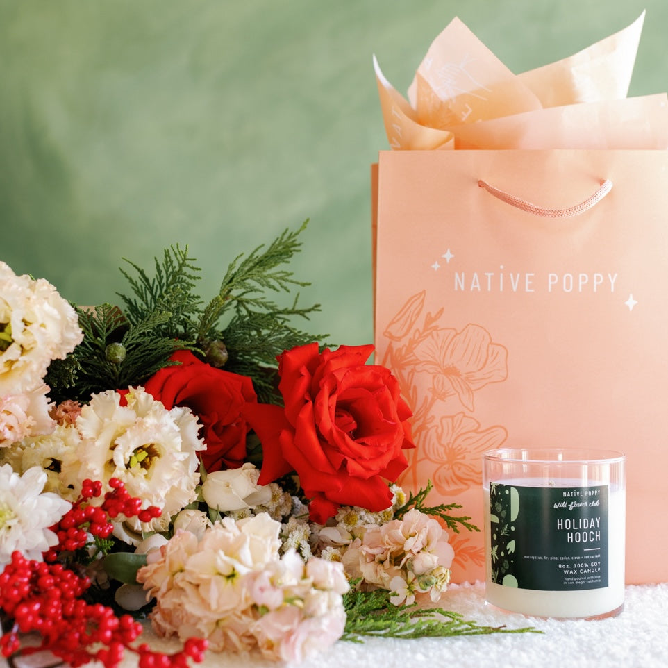 Holiday Gift + Flower Bundle