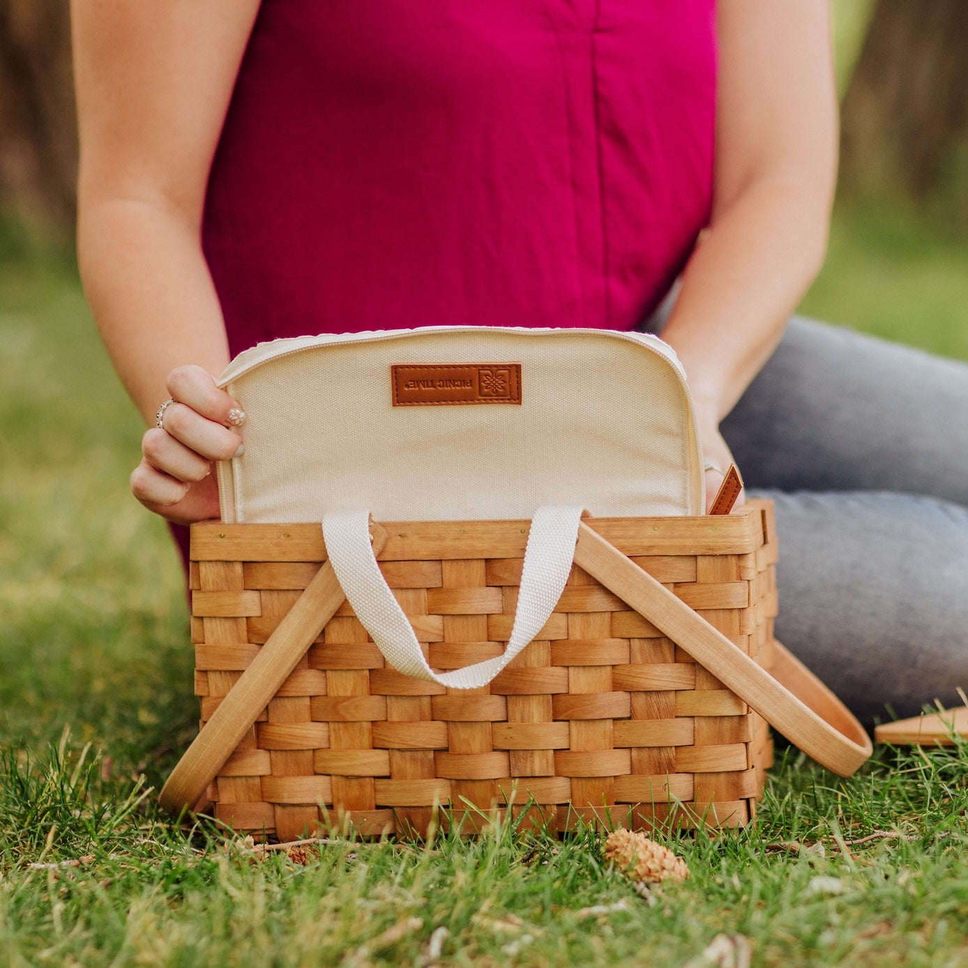 Personal Insulated Picnic Basket