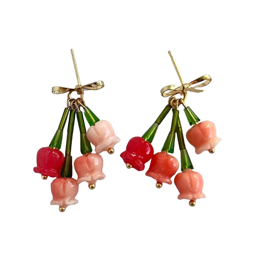 Tulips Bouquet Earrings