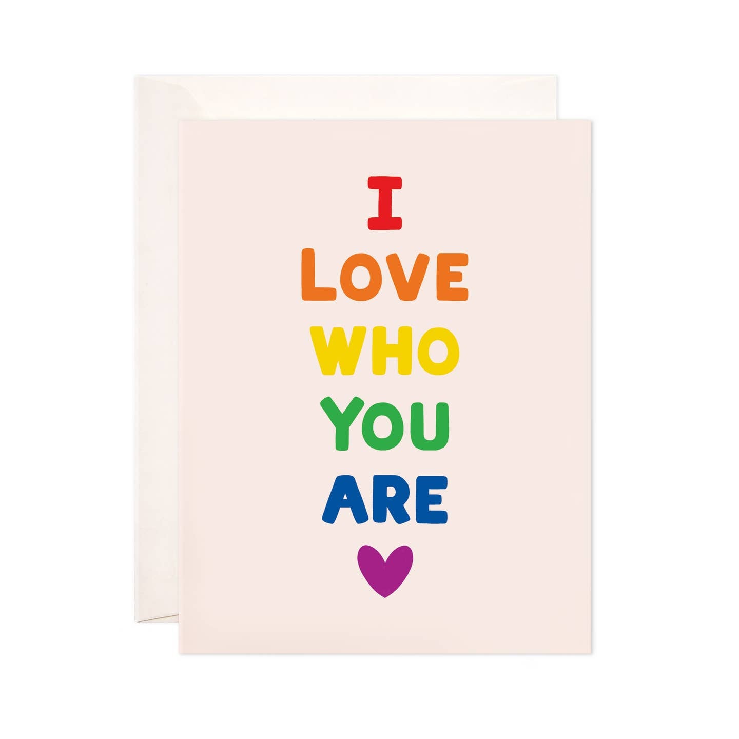 I Love Who You Are Card from Bloomwolf Studio