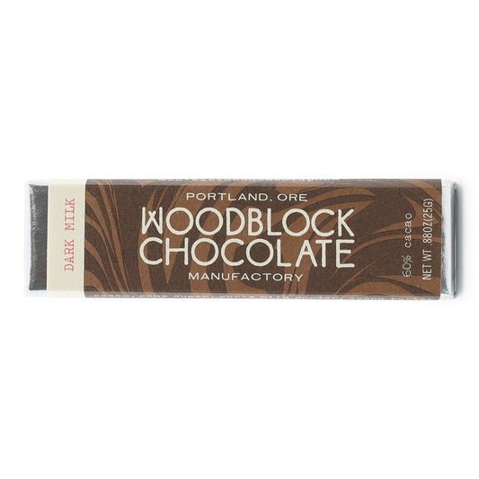 Dark Milk Chocolate Bar from Woodblock Chocolate