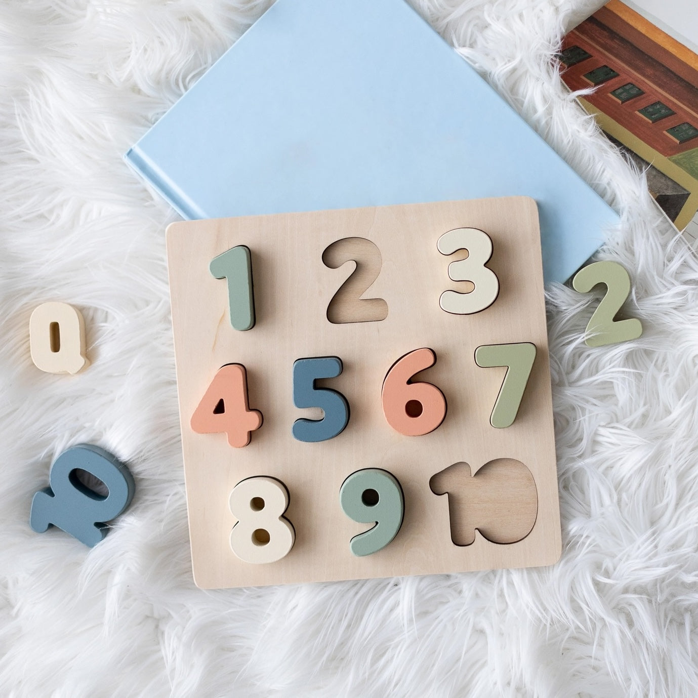 Wooden Number Puzzle from Pearhead