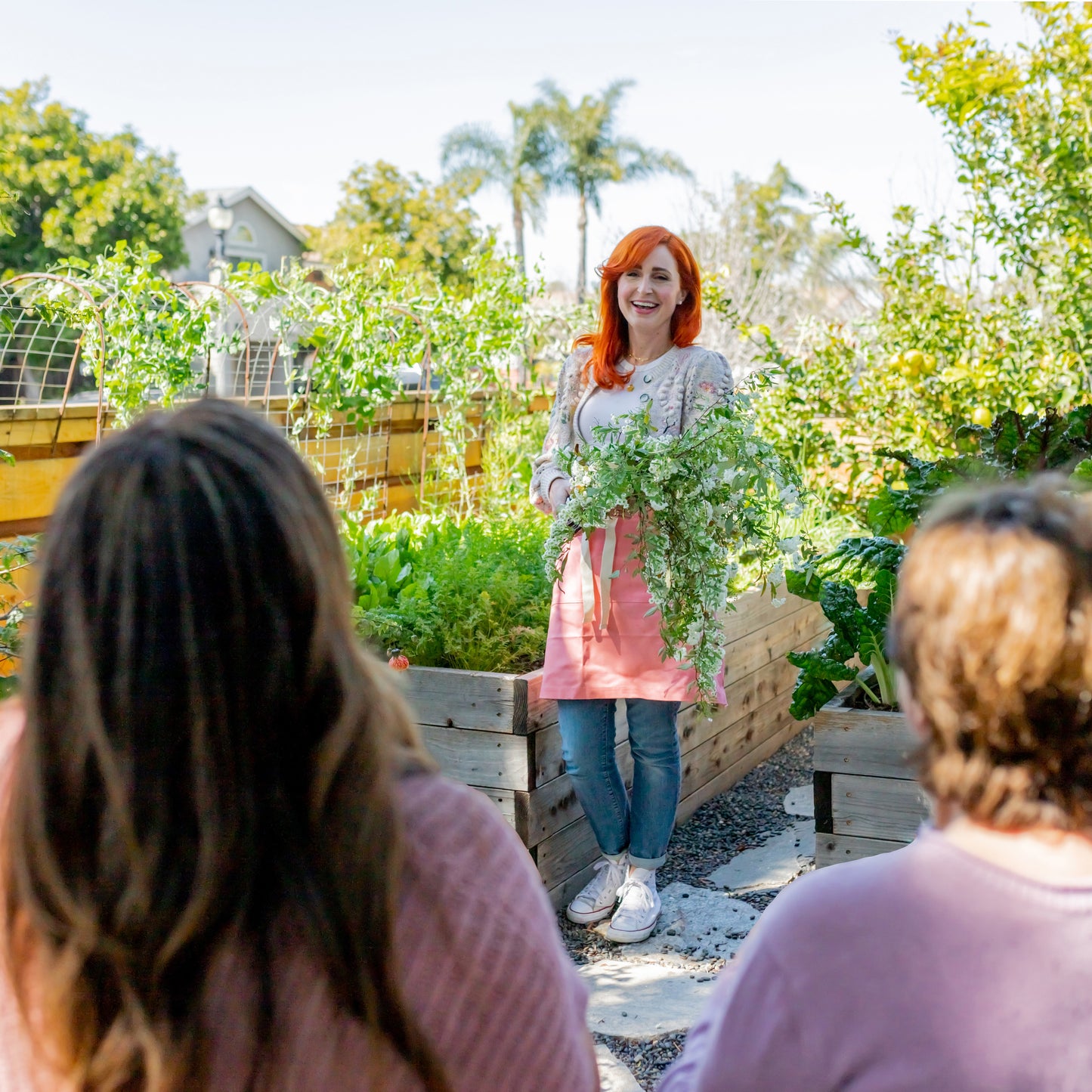 Meg Blancato teaches Flower Arranging Workshop 