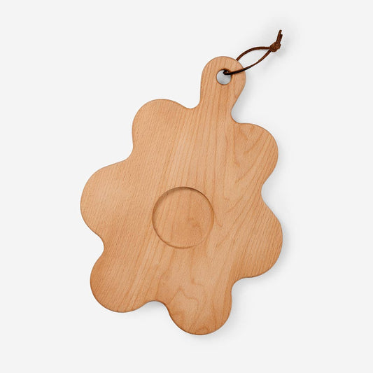 Wooden Flower Serving Board