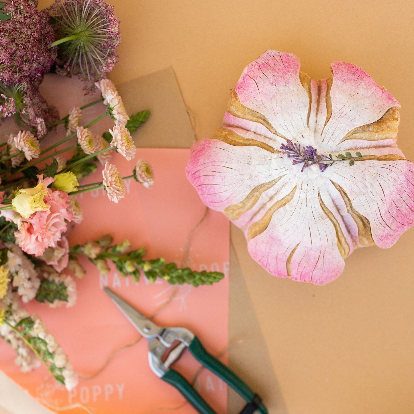 Feb. 23, 2025 - Hand-Tied Flower Arranging + Floral Sourdough Scoring