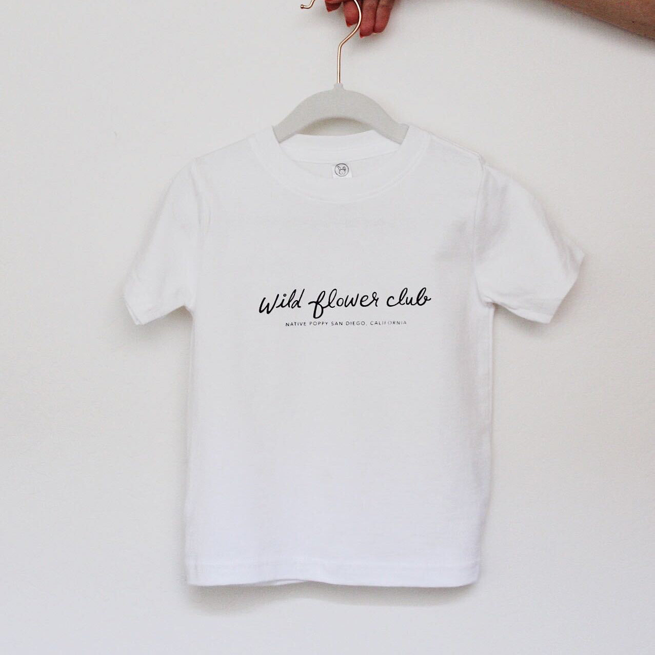 Wild Flower Club Toddler T-Shirt - white tee