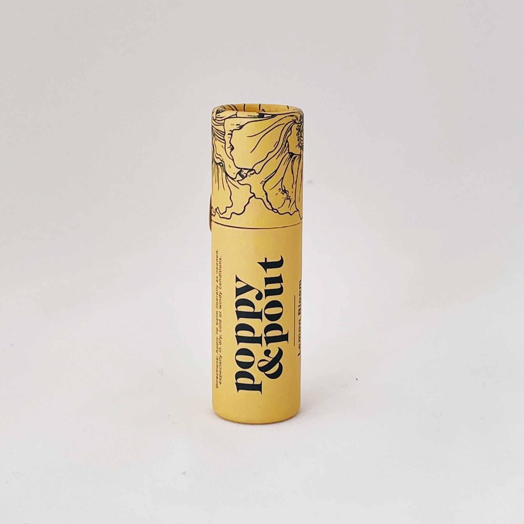 Lemon Bloom lip balm tube