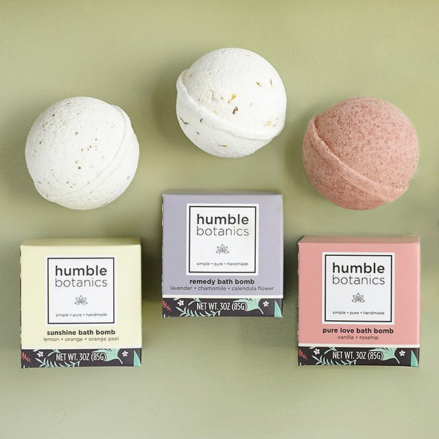 Natural Bath Bombs from Humble Organics