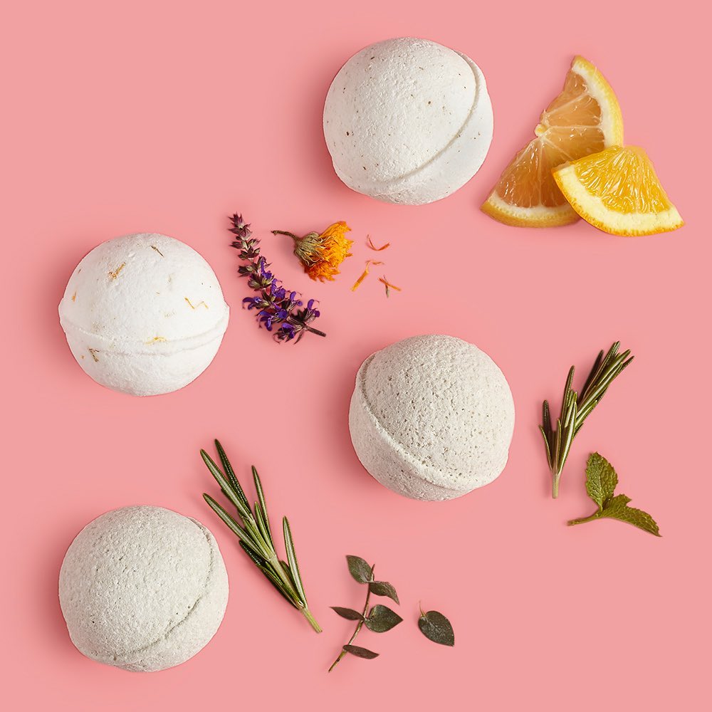 Natural Bath Bombs from Humble Organics