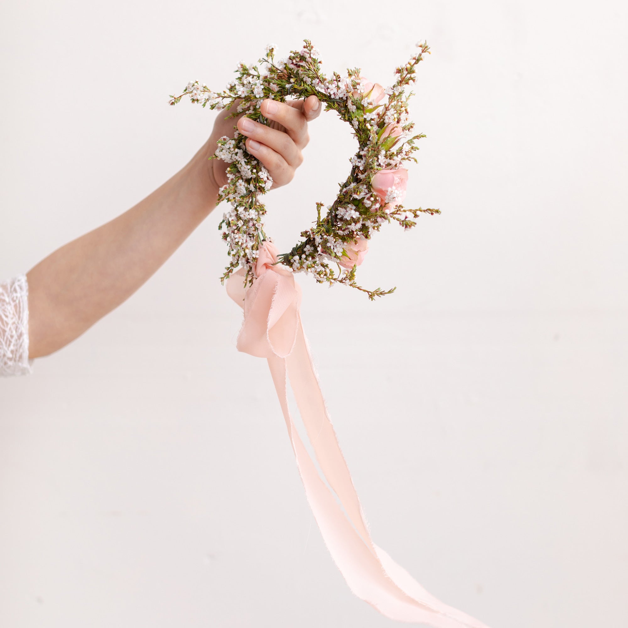 Flowers Crown Headband offers Handmade Flowers Genuine Leather Craft Stylish Tiara Mother's day 3rd Anniversary Gift for her Chamomile Poppy