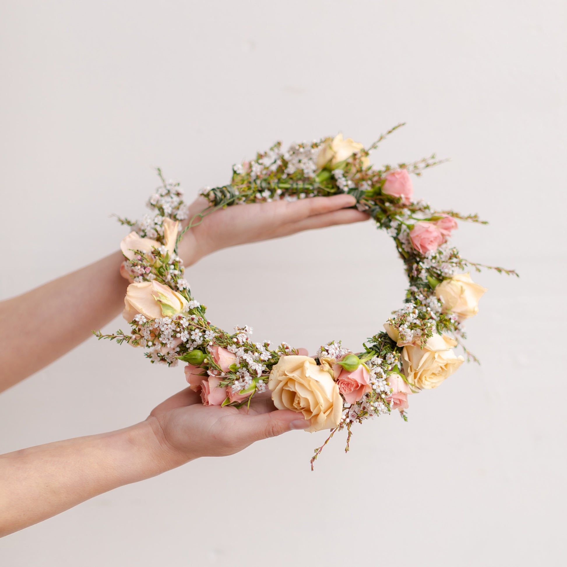 Lucy Flower Crown from Native Poppy in San Diego