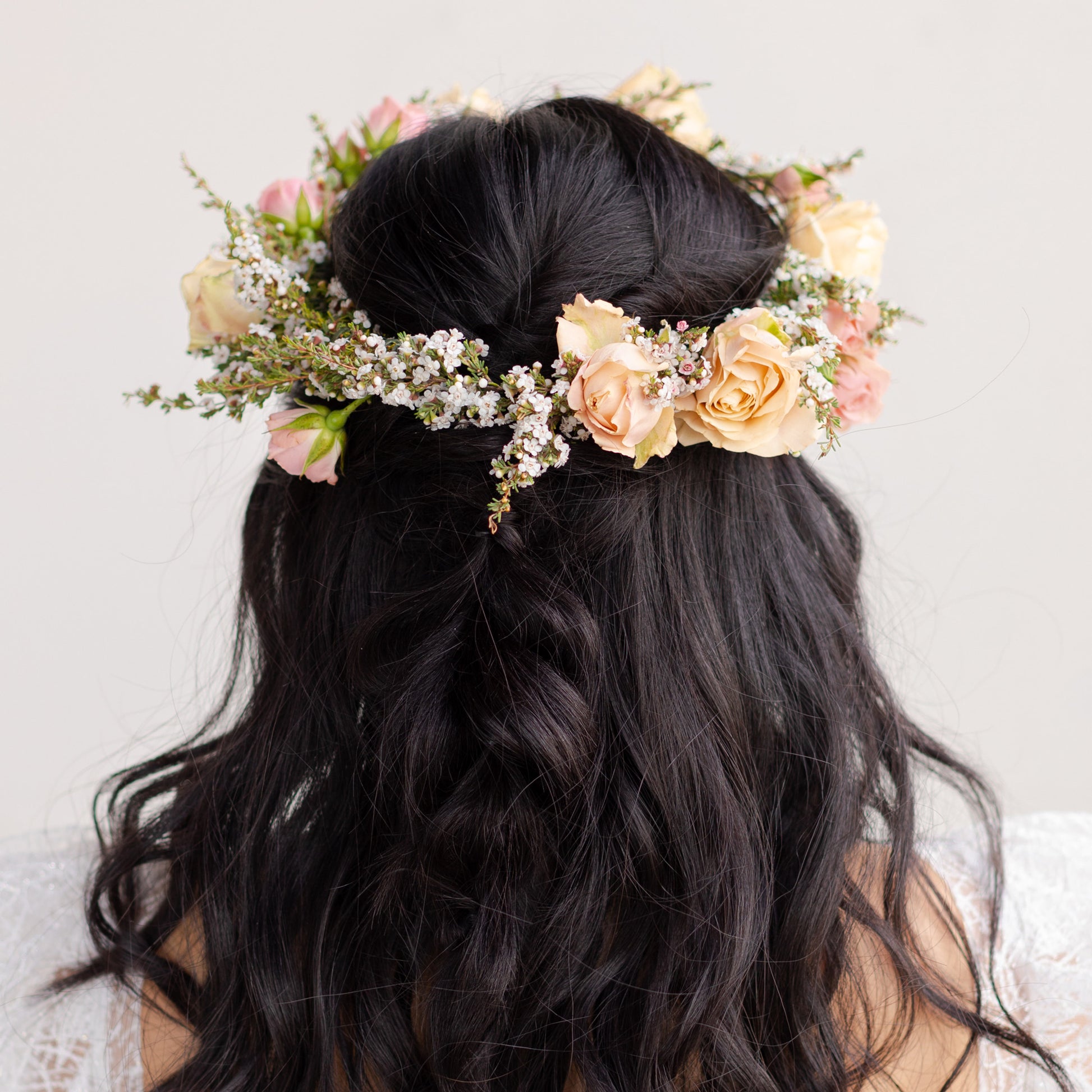 Back of the Lucy Flower crown