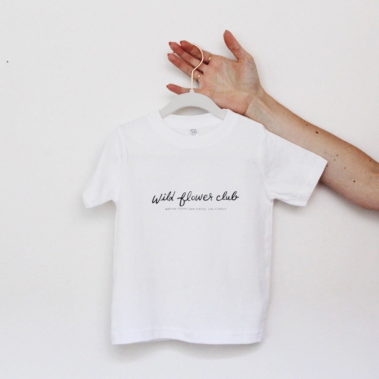 Wild Flower Club Toddler T-Shirt - White